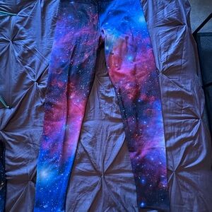 Blackmilk purple galaxy print leggings
Very light wear. No marks